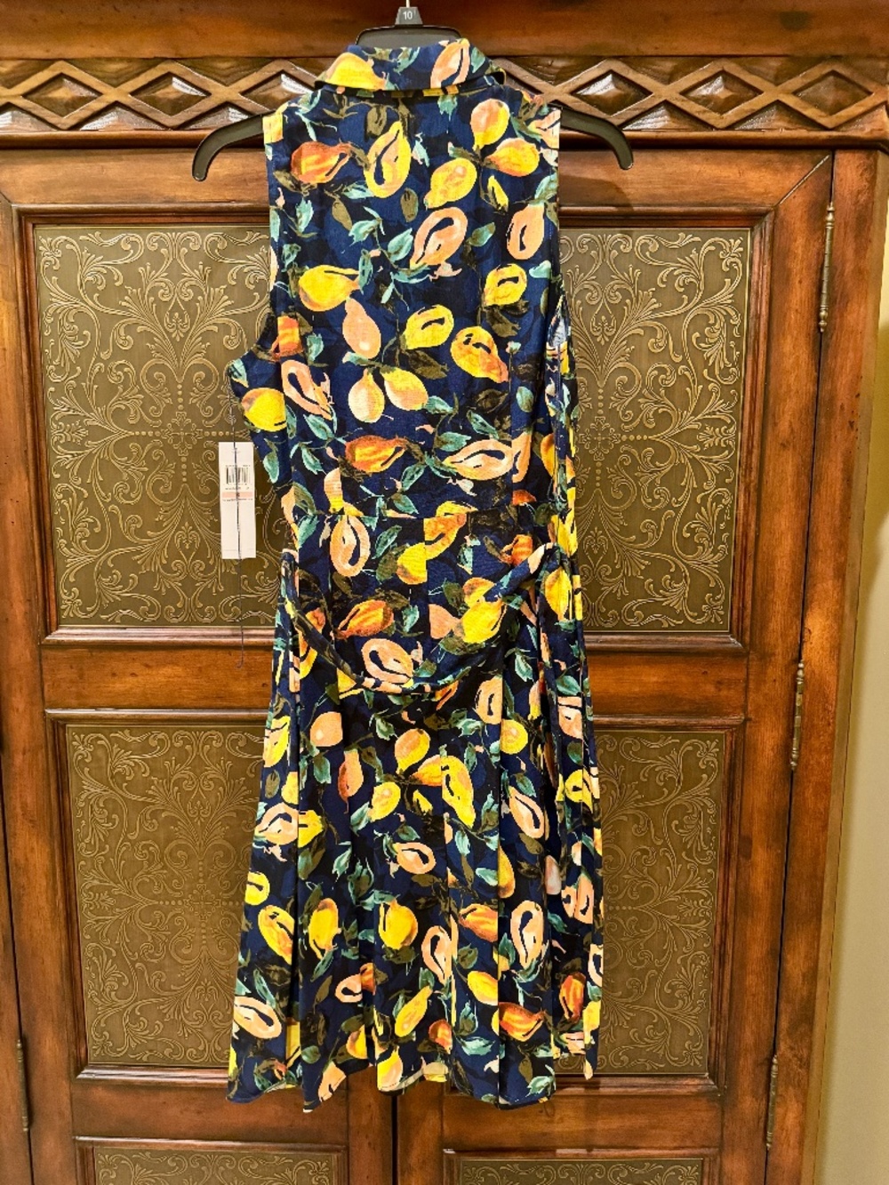 Fruity Linen Blend Dress